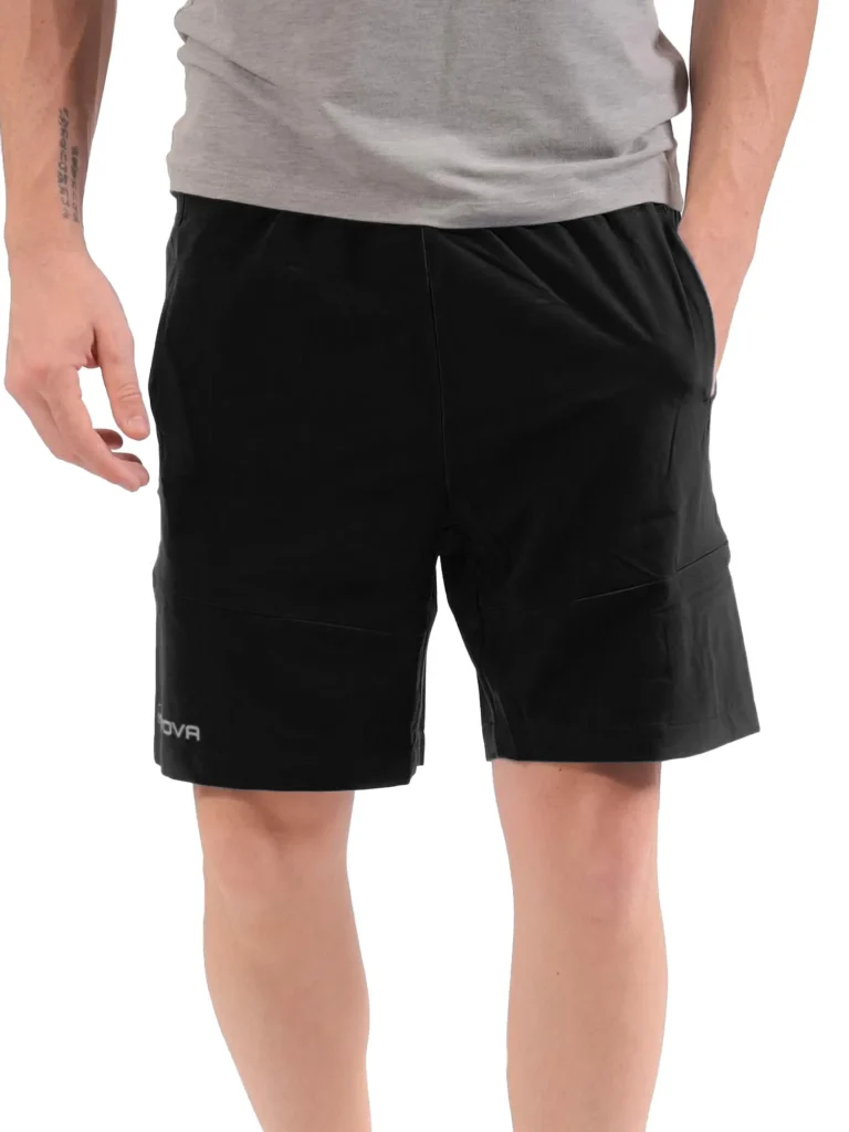 TECNICO Uniszex fitness rövidnadrág short - Fekete