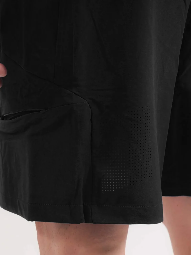 TECNICO Uniszex fitness rövidnadrág short - Fekete - Image 4