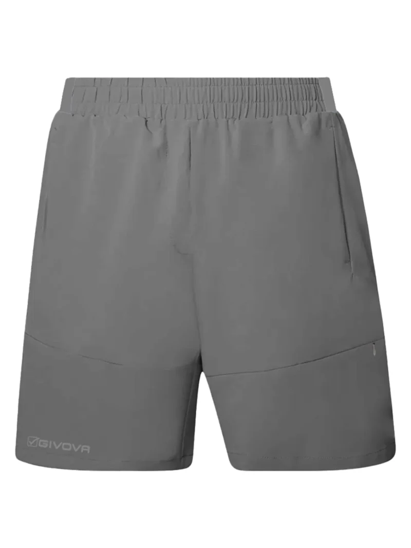 TECNICO Uniszex fitness rövidnadrág short - Szürke - Image 3