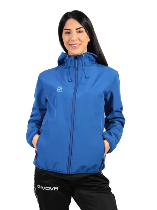 ADVENTURE SOFTSHELL Uniszex víz- és szélálló túradzseki - Kék