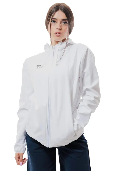 ADVENTURE SOFTSHELL Uniszex víz- és szélálló túradzseki - Fehér