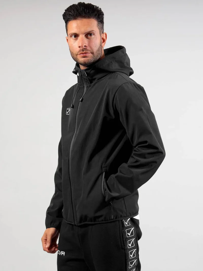 ADVENTURE SOFTSHELL Uniszex víz- és szélálló túradzseki - Fekete - Image 3