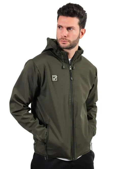 ADVENTURE SOFTSHELL Uniszex víz- és szélálló túradzseki - Khaki