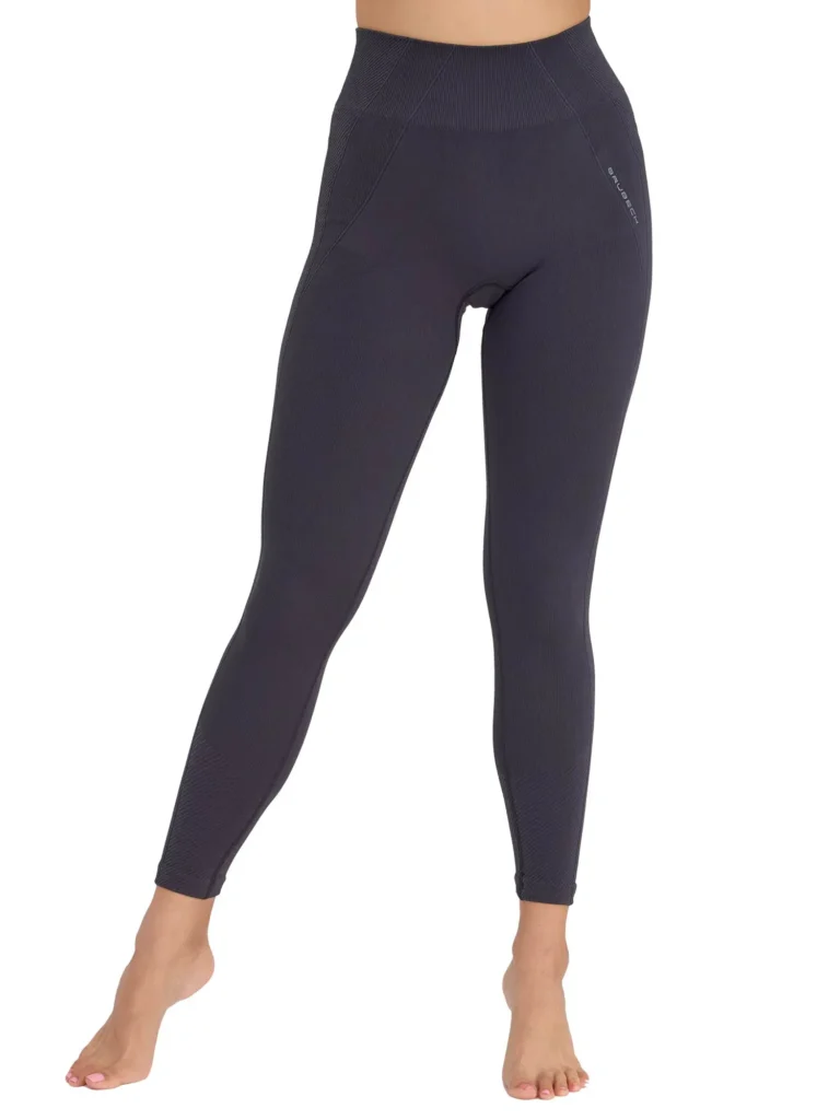 CASUAL Női magas derekú rugalmas leggings - Grafit