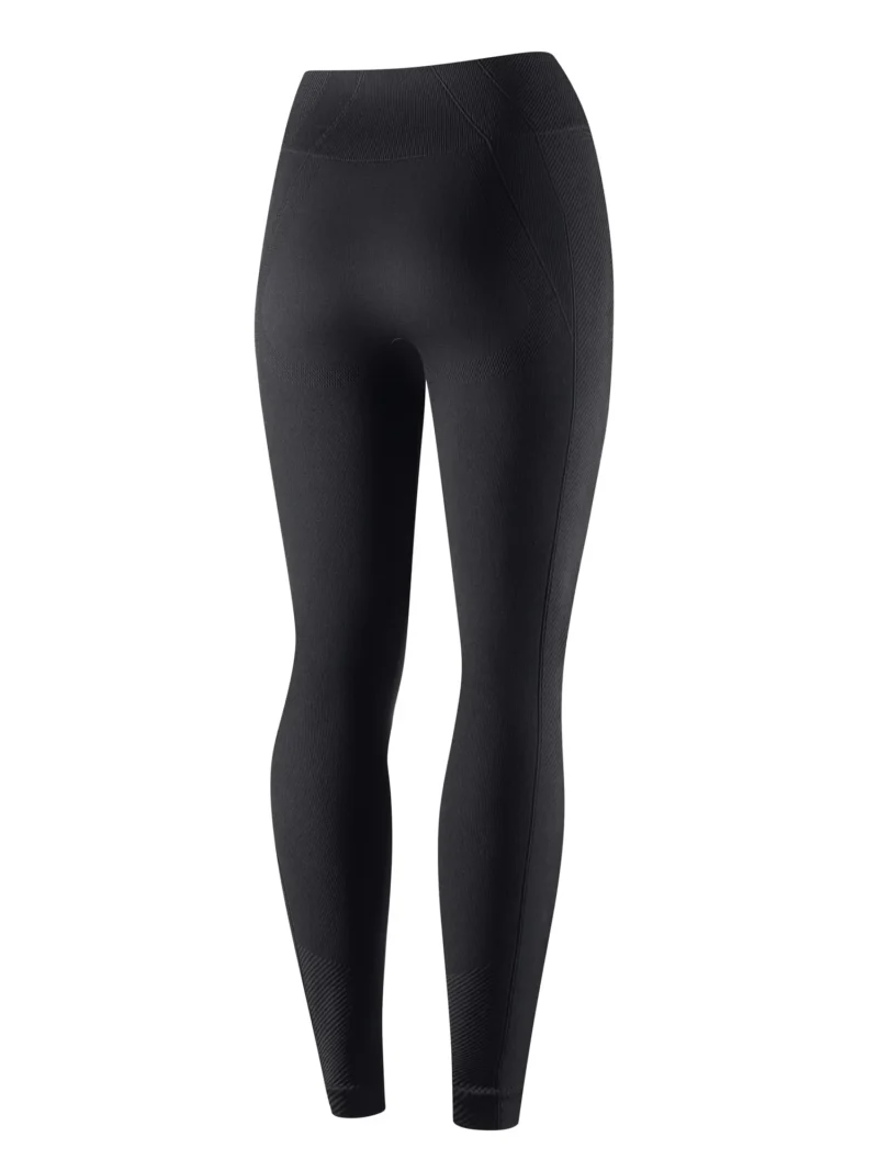 CASUAL Női magas derekú rugalmas leggings - Fekete - Image 4