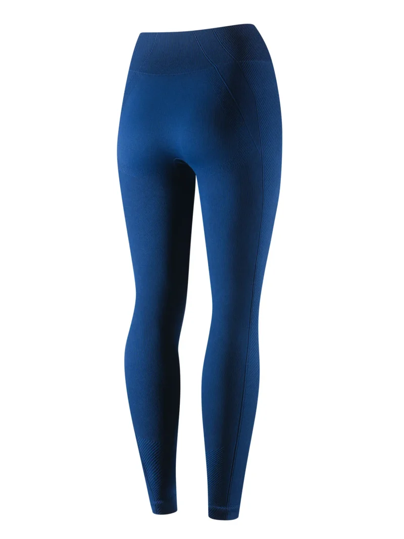 CASUAL Női magas derekú rugalmas leggings - Sötétkék - Image 4