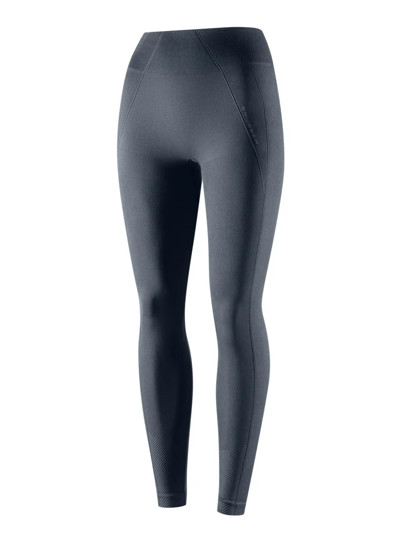 CASUAL Női magas derekú rugalmas leggings - Grafit - Image 3