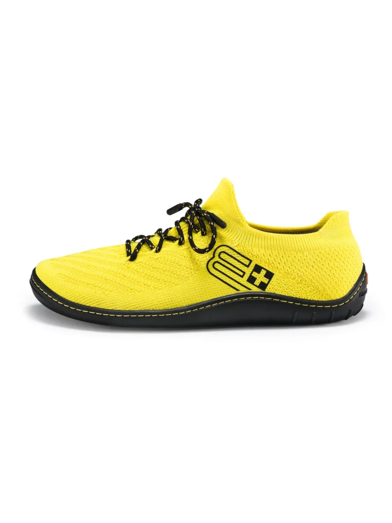 BAREFOOT 25' Női merinó gyapjú mezítlábas cipő - Sárga / Fekete - Image 2