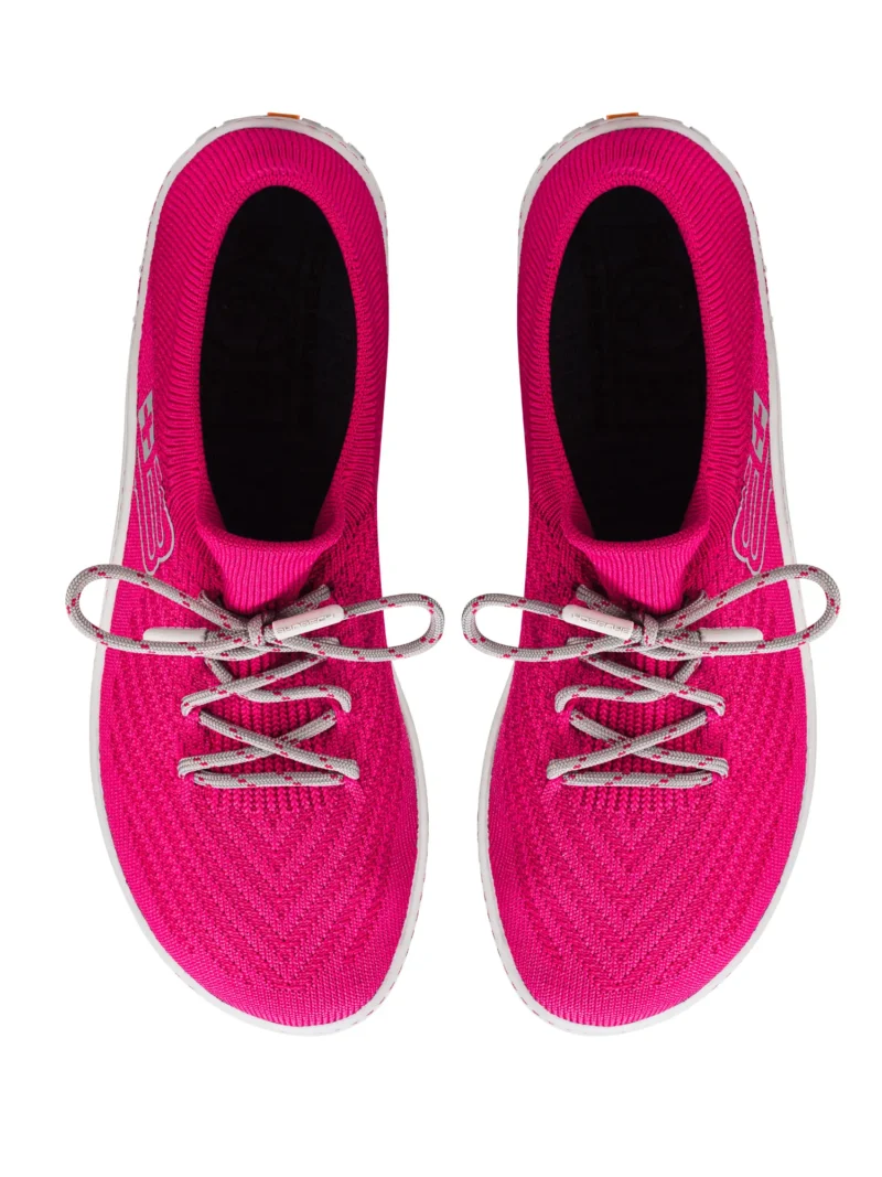 BAREFOOT 25' Női merinó gyapjú mezítlábas cipő - Pink / Világosszürke - Image 6