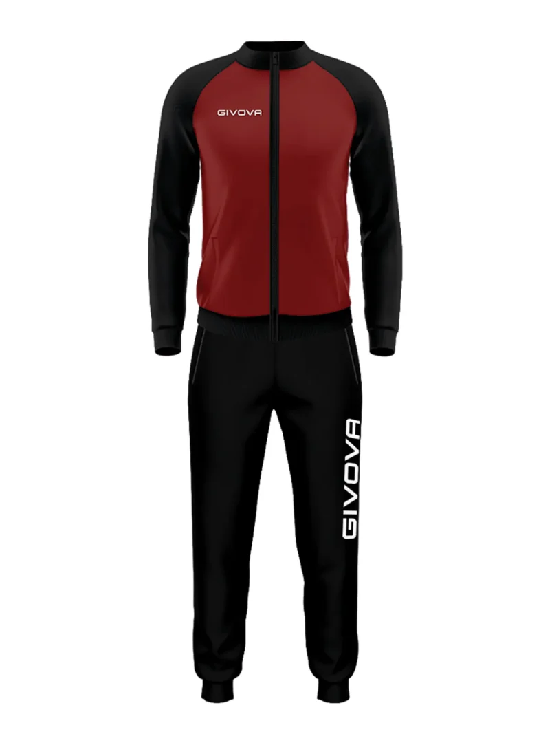 CUBA POLARFLEECE Uniszex melegítő szett - Bordó / Fekete - Image 5