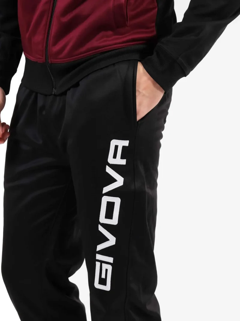 CUBA POLARFLEECE Uniszex melegítő szett - Bordó / Fekete - Image 4