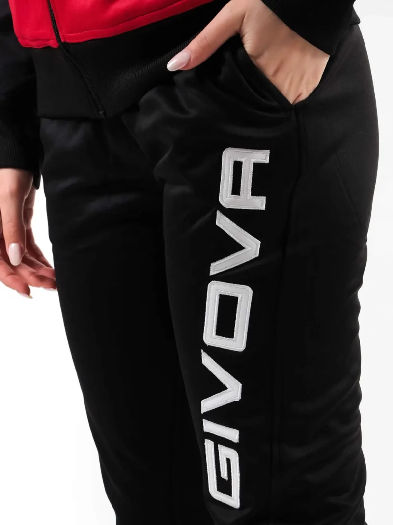 CUBA POLARFLEECE Uniszex melegítő szett - Piros / Fekete - Image 4