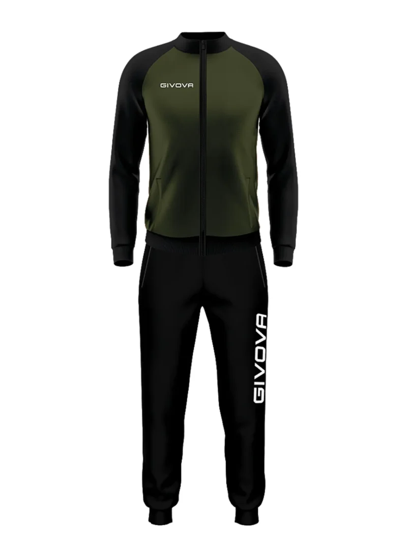 CUBA POLARFLEECE Uniszex melegítő szett - Sötétzöld / Fekete - Image 5