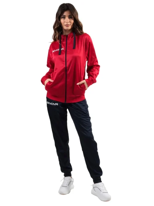 SORRENTO POLARFLEECE Uniszex melegítő szett - Piros / Sötétkék