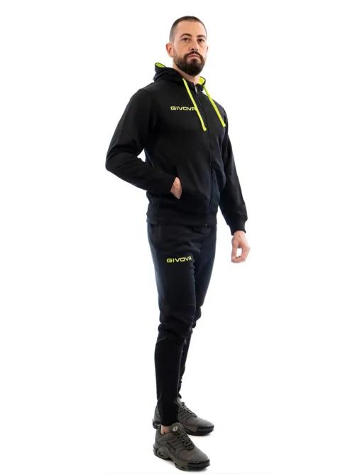 TUTA KING Uniszex 4 évszakos melegítő szett - Fekete / Sárga