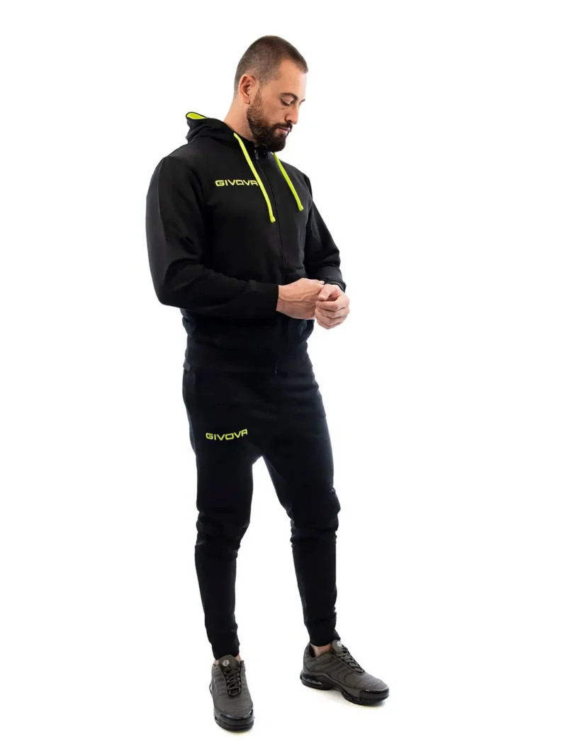 TUTA KING Uniszex 4 évszakos melegítő szett - Fekete / Sárga - Image 2