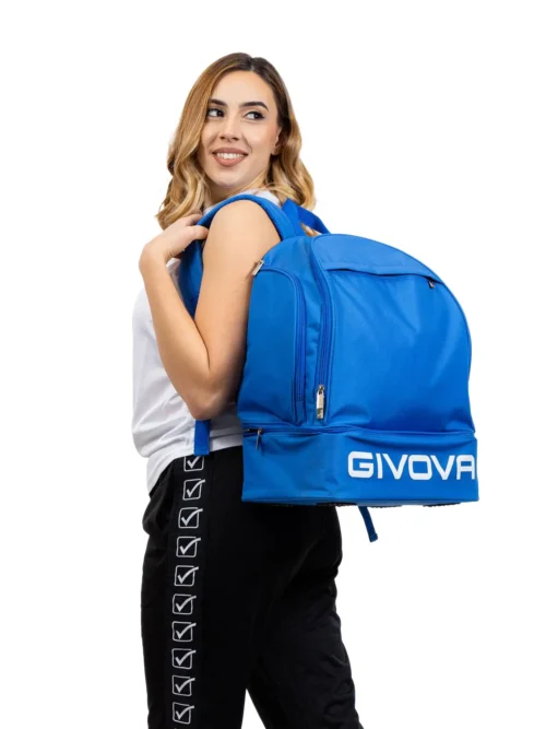 GIVOVA SPORT Hátizsák cipőtároló rekesszel - Kék