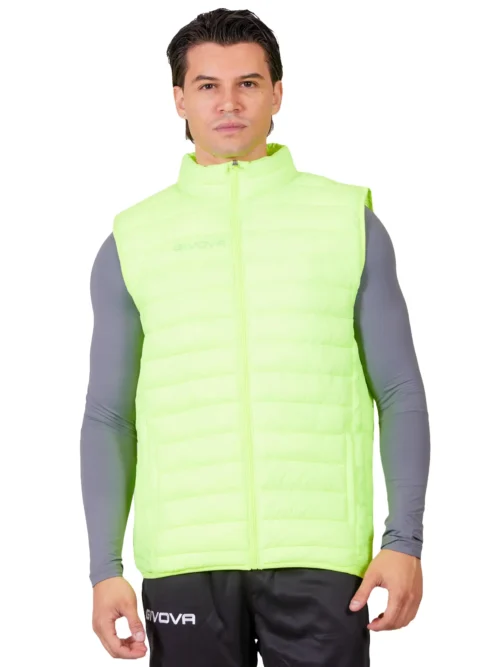 GRECIA Uniszex sportmellény - Fluo sárga