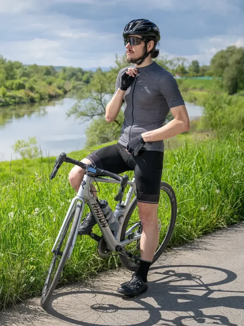 RANGER Férfi rövid kerékpáros nadrág - Fekete - Image 4