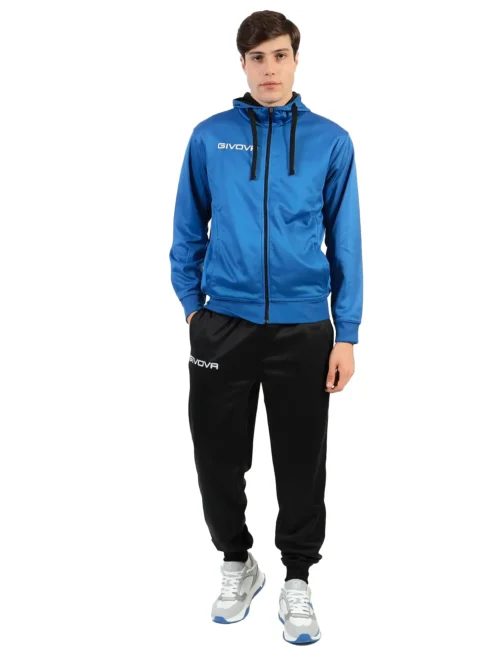 SORRENTO POLARFLEECE Uniszex melegítő szett - Kék / Fekete
