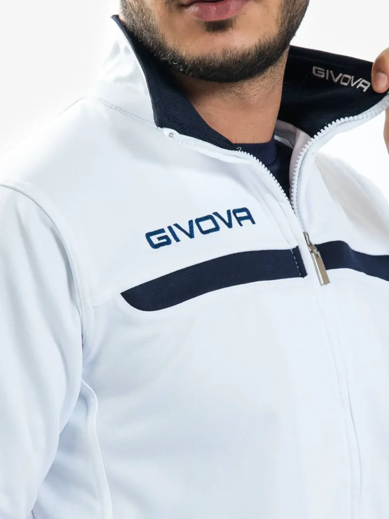 TUTA ONE POLARFLEECE Uniszex melegítő szett - Fehér / Sötétkék - Image 4