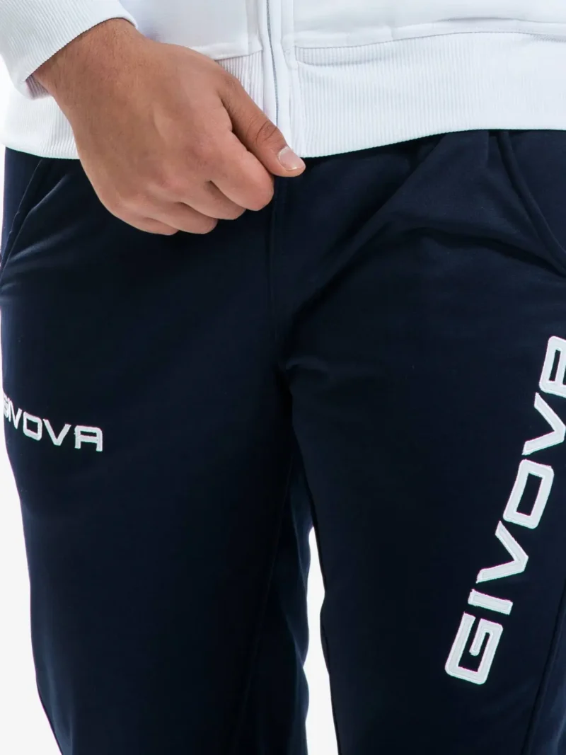 TUTA ONE POLARFLEECE Uniszex melegítő szett - Fehér / Sötétkék - Image 5