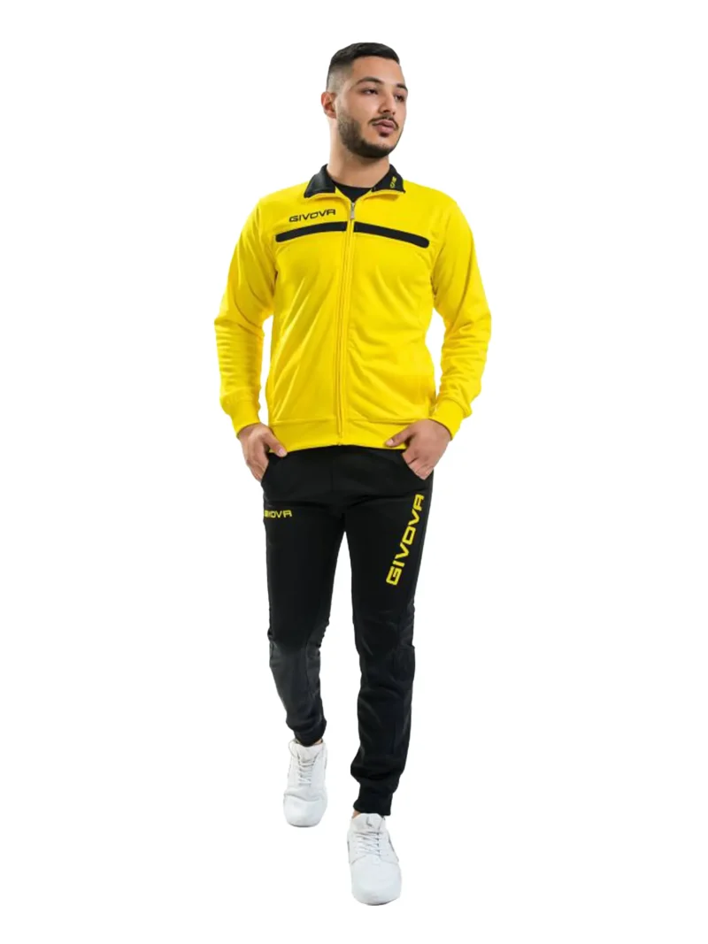 TUTA ONE POLARFLEECE Uniszex melegítő szett - Sárga / Fekete