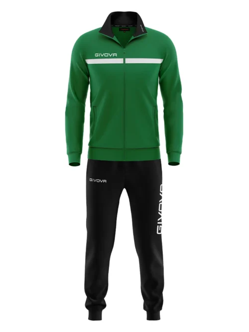 TUTA ONE POLARFLEECE Uniszex melegítő szett - Zöld / Fekete - M