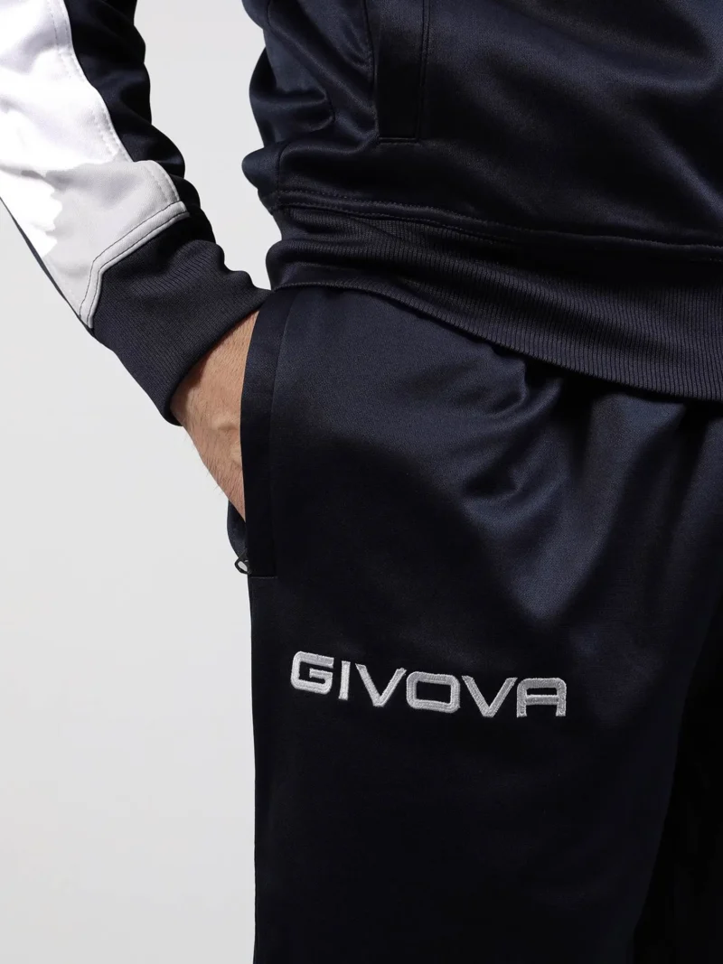 TUTA ROMA POLARFLEECE Uniszex melegítő szett - Sötétkék / Fehér - Image 3