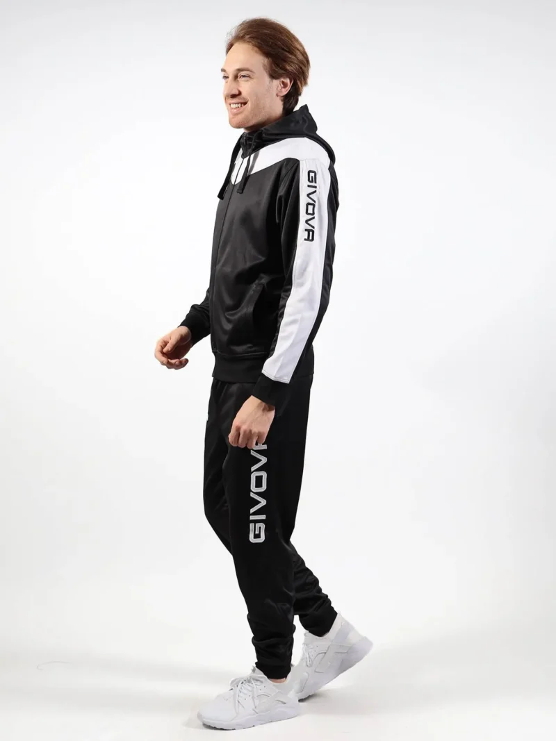 TUTA ROMA POLARFLEECE Uniszex melegítő szett - Fekete / Fehér - Image 6