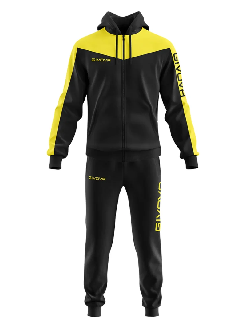 TUTA ROMA POLARFLEECE Uniszex melegítő szett - Fekete / Sárga - Image 5