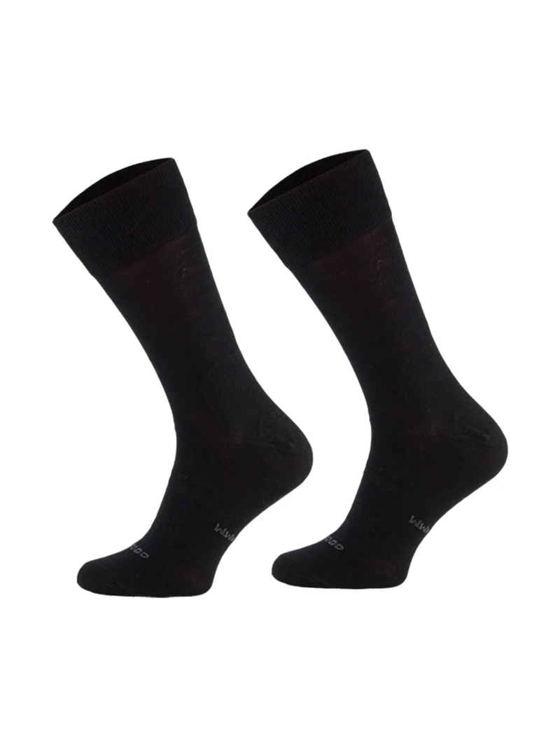 MERINO LINER merinó gyapjú túrazokni - Fekete - Image 2