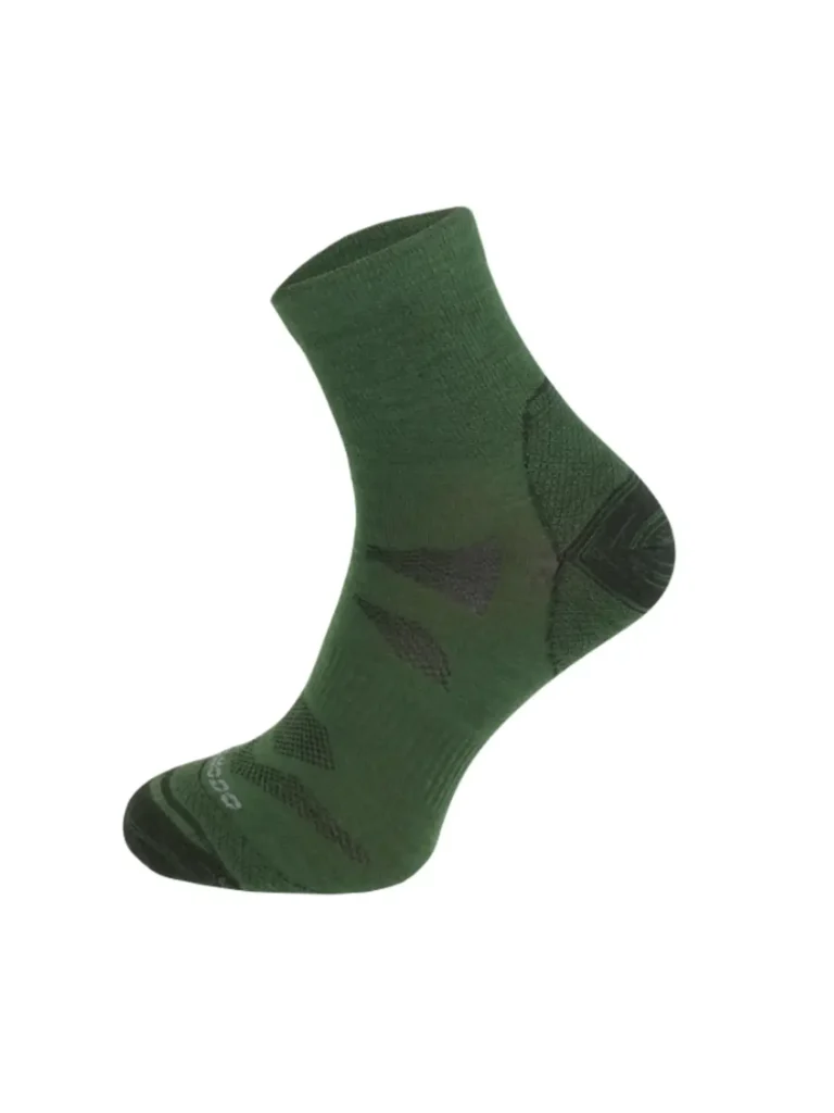 LIGHTWEIGHT OUTDOOR FRESH Merinó gyapjú túrazokni - Zöld