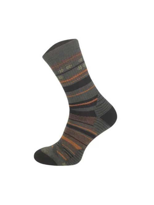 CLIMA COMFORT Merinó gyapjú +polycolon hosszú túrazokni - Khaki