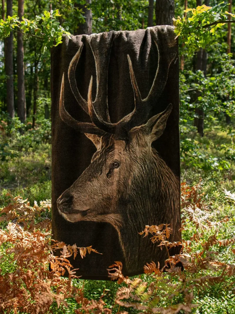 HUNTER Extra vastag vadász törölköző - Szarvas - Image 4