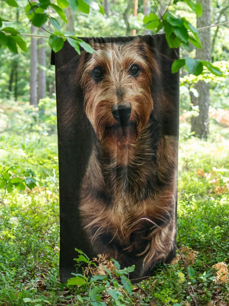 HUNTER Extra vastag vadász törölköző - Tacskó - Image 4