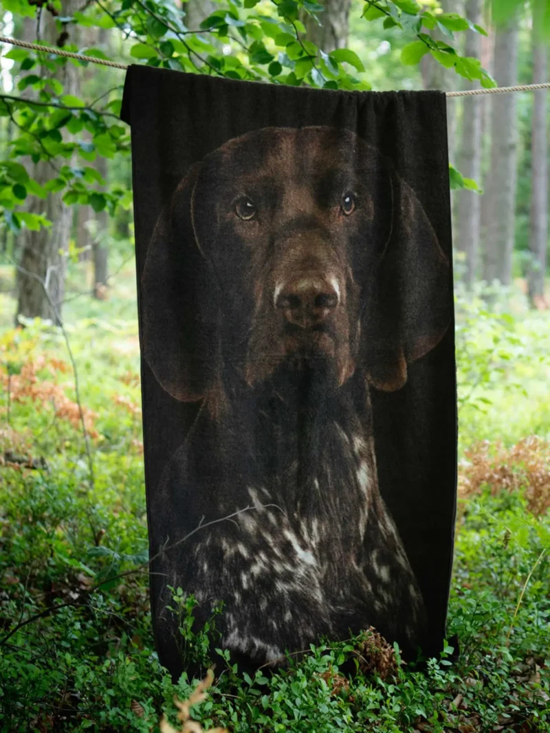 HUNTER Extra vastag vadász törölköző - Vizsla - Image 4