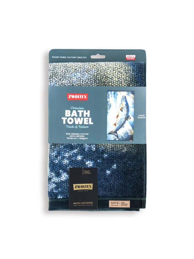 ANGLER Extra vastag horgász törölköző - Lazac - Image 6