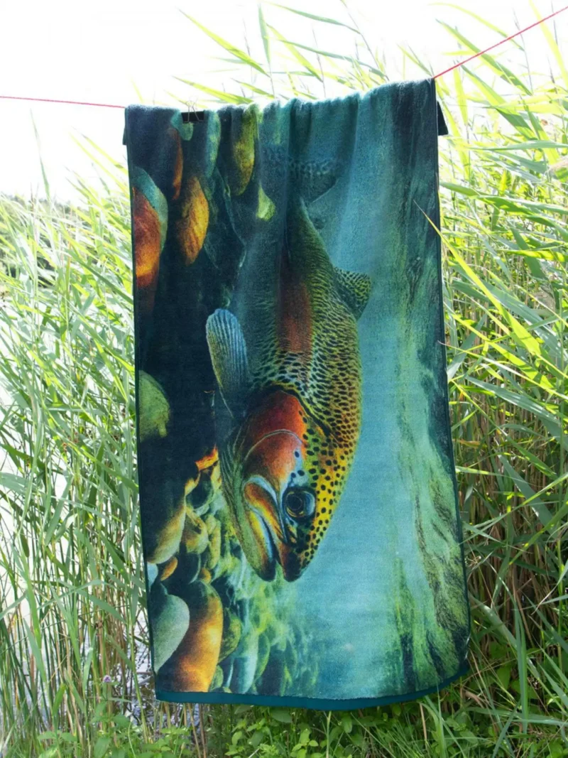 ANGLER Extra vastag horgász törölköző - Pisztráng - Image 9