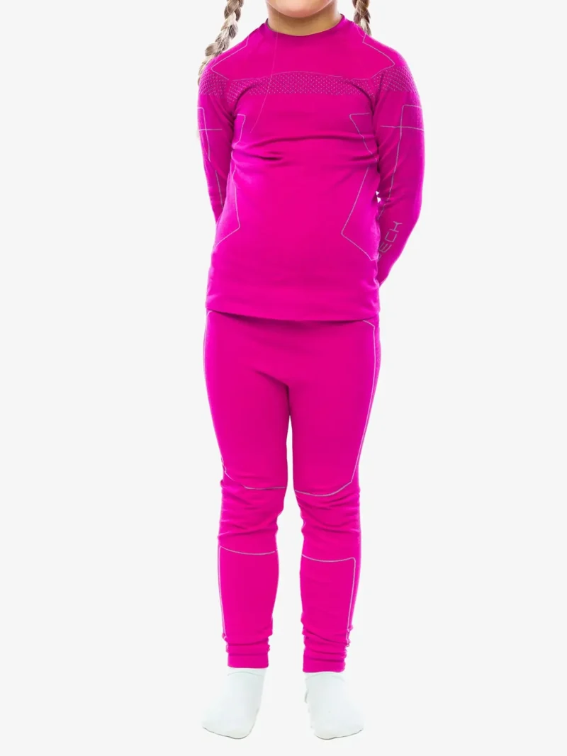 THERMO KIDS Kisgyermek aláöltöző felső - Fukszia / Szürke - Image 12