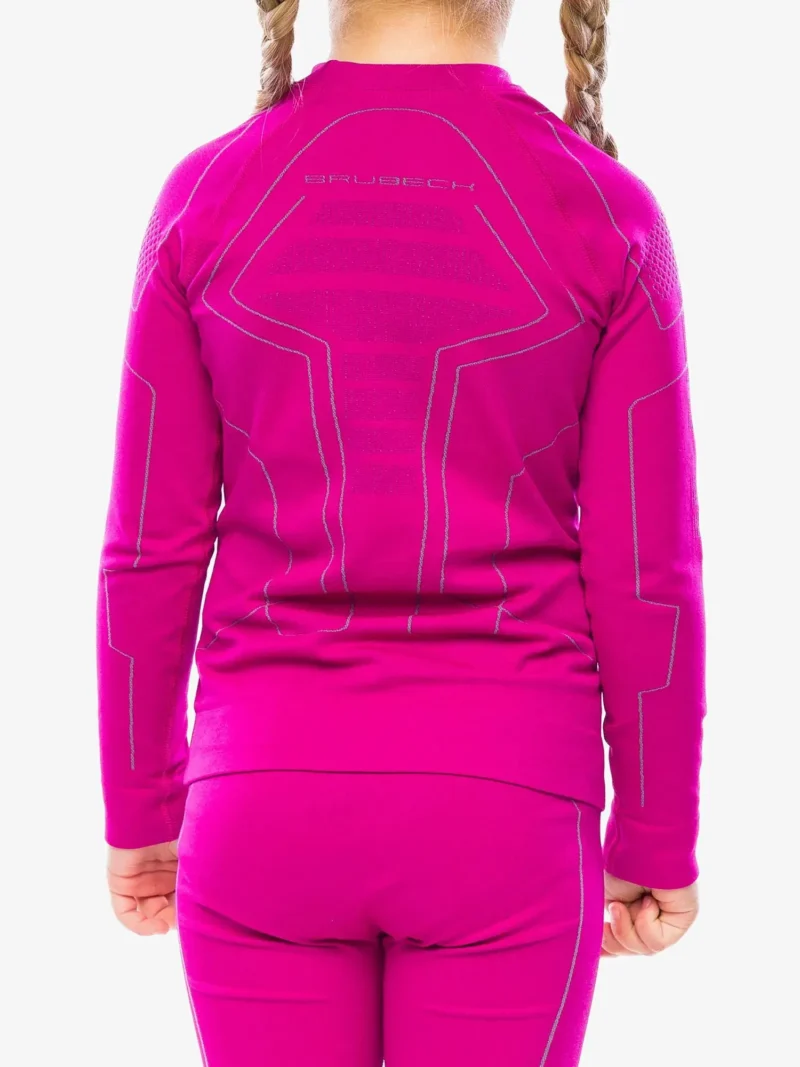THERMO KIDS Kisgyermek aláöltöző felső - Fukszia / Szürke - Image 9