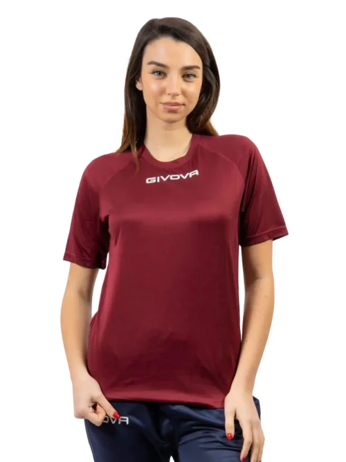 GIVOVA ONE MICROMESH Uniszex légáteresztő sportmez - Bordó