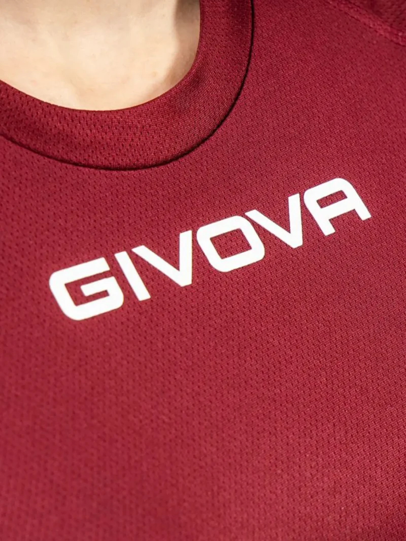 GIVOVA ONE MICROMESH Uniszex légáteresztő sportmez - Bordó - Image 3