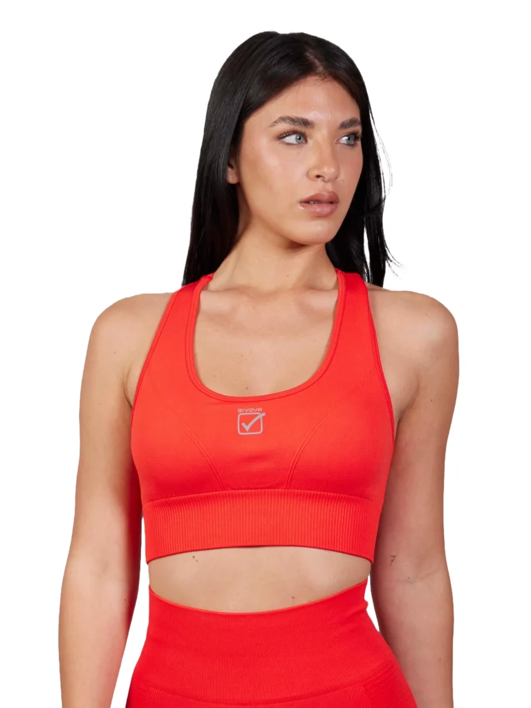PERFORMANCE Női fitnesz sportmelltartó top - Piros