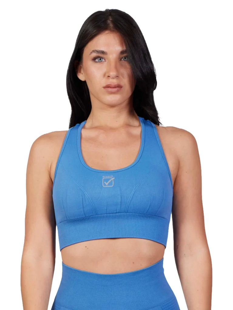 PERFORMANCE Női fitnesz sportmelltartó top - Kék