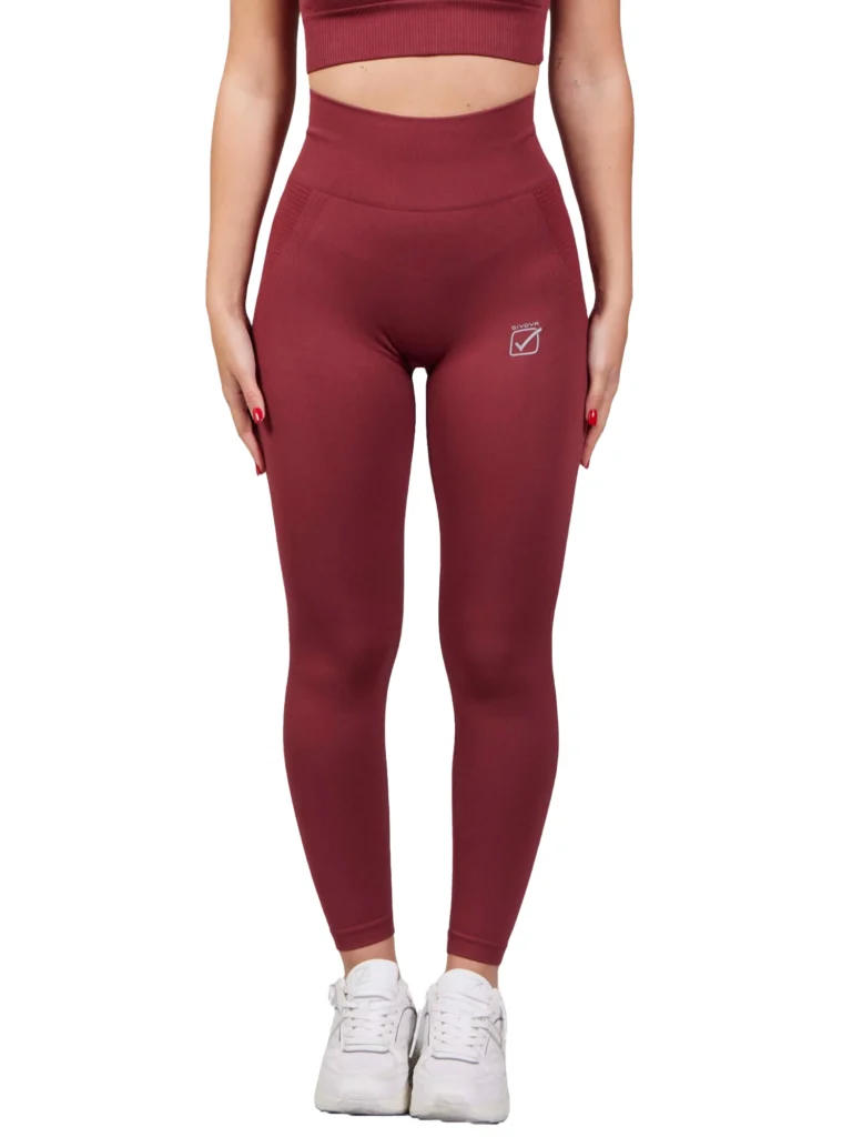 PERFORMANCE Női fitnesz leggings - Bordó