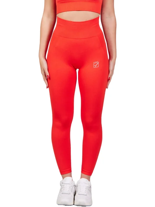 PERFORMANCE Női fitnesz leggings - Piros
