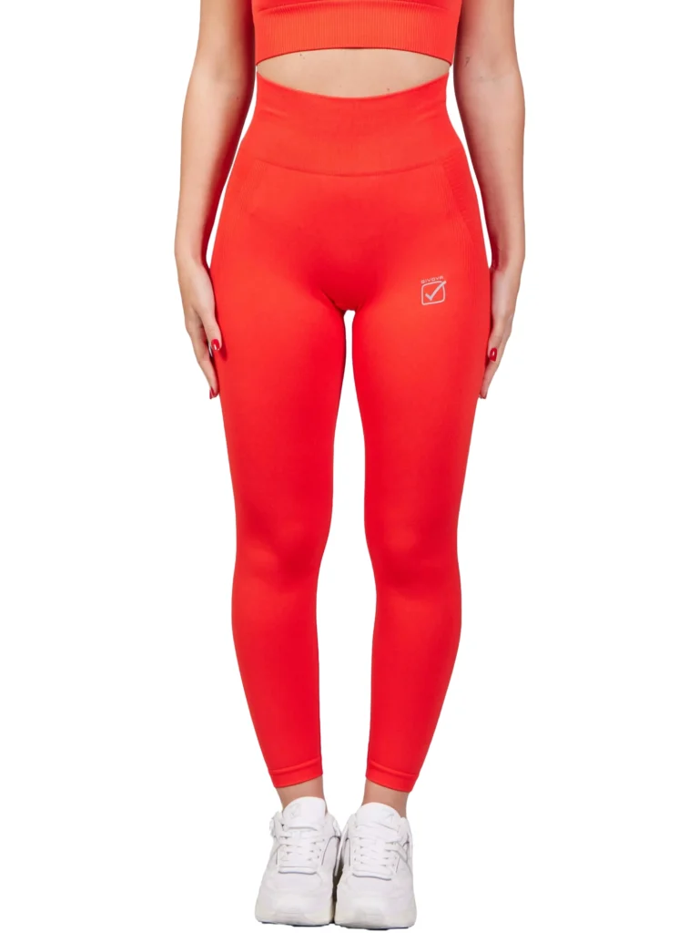 PERFORMANCE Női fitnesz leggings - Piros