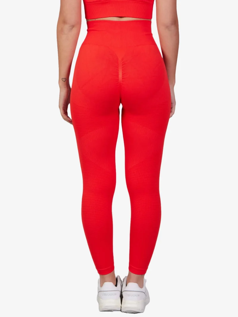 PERFORMANCE Női fitnesz leggings - Piros - Image 2