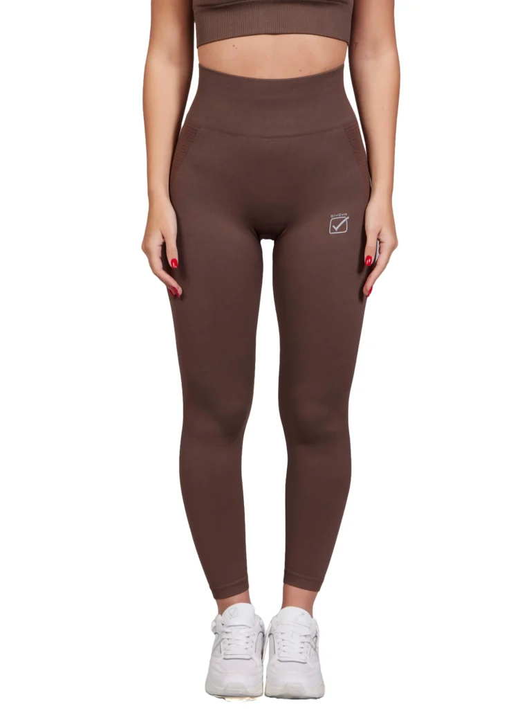 PERFORMANCE Női fitnesz leggings - Barna